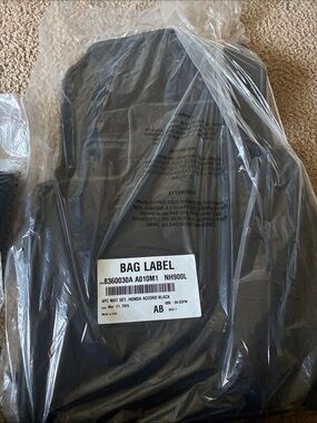 Honda Accord Black 4-Piece Floor Mat Set
